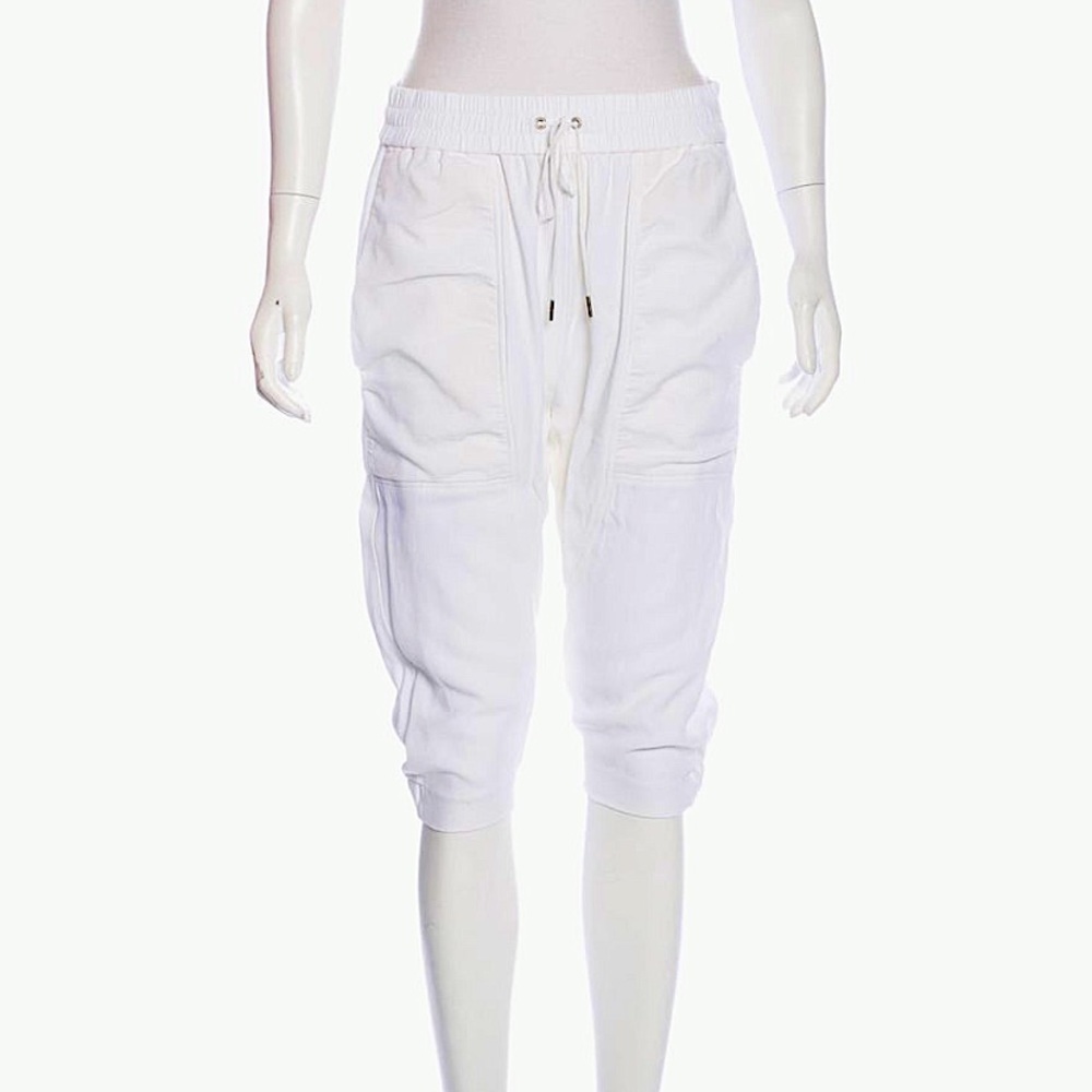 Helmut Lang ivory cropped harem pants-S